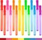 Bubble Wand, 14" Big Bubble Wand Set(14 Pack 7 Colour), Non-toxic Smelless Bubble Toy For Kids Child Birthday Party